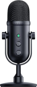 Razer Seiren V2 Pro USB Microphone for Streaming, Gaming, Recording, Podcasting on PC, Twitch, YouTube: High Pass Filter - Mic Monitoring and Gain Control - Built-in Shock Absorber and Mic Windsock