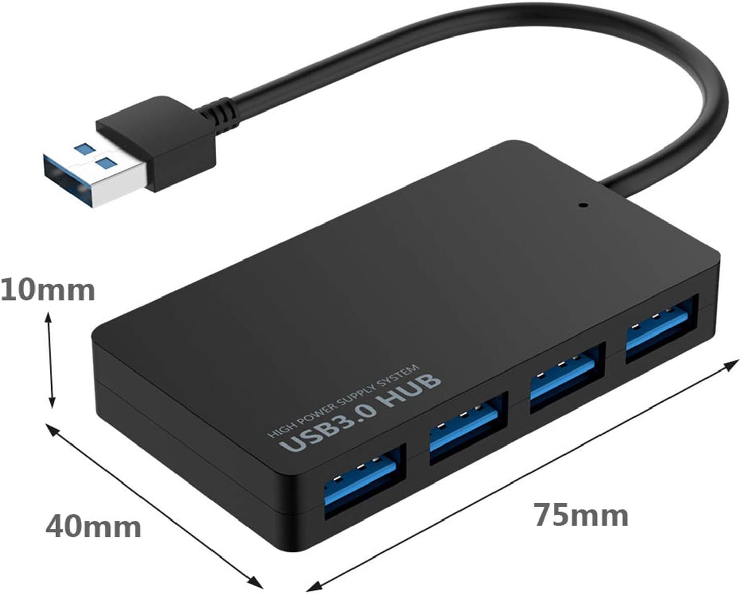 USB Hub 4 Port USB 3.0 Adapter Ultra Slim Portable Data Docking Station for Phone U Disk Printer Hard DiskKeyboard Mouse Gaming Equipment