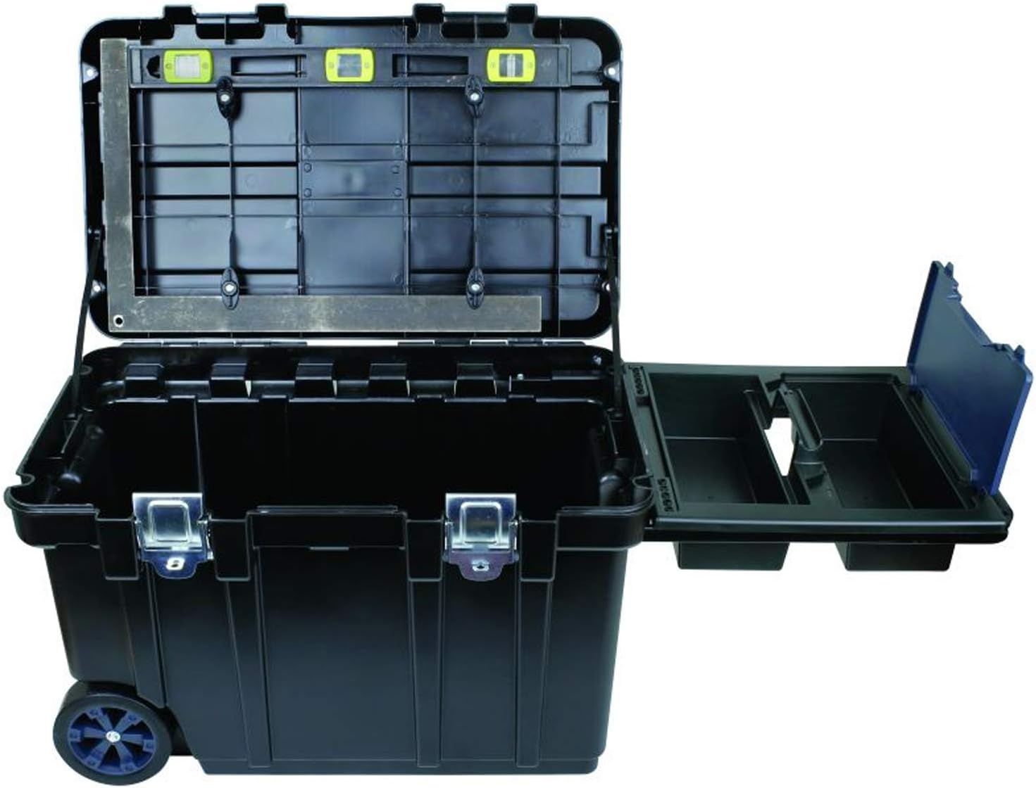Flambeau Outdoors 6531BK Rolling Gear Storage Chest and Tool Box with Lift-Out Tray, 31-Inch,Black,One Size