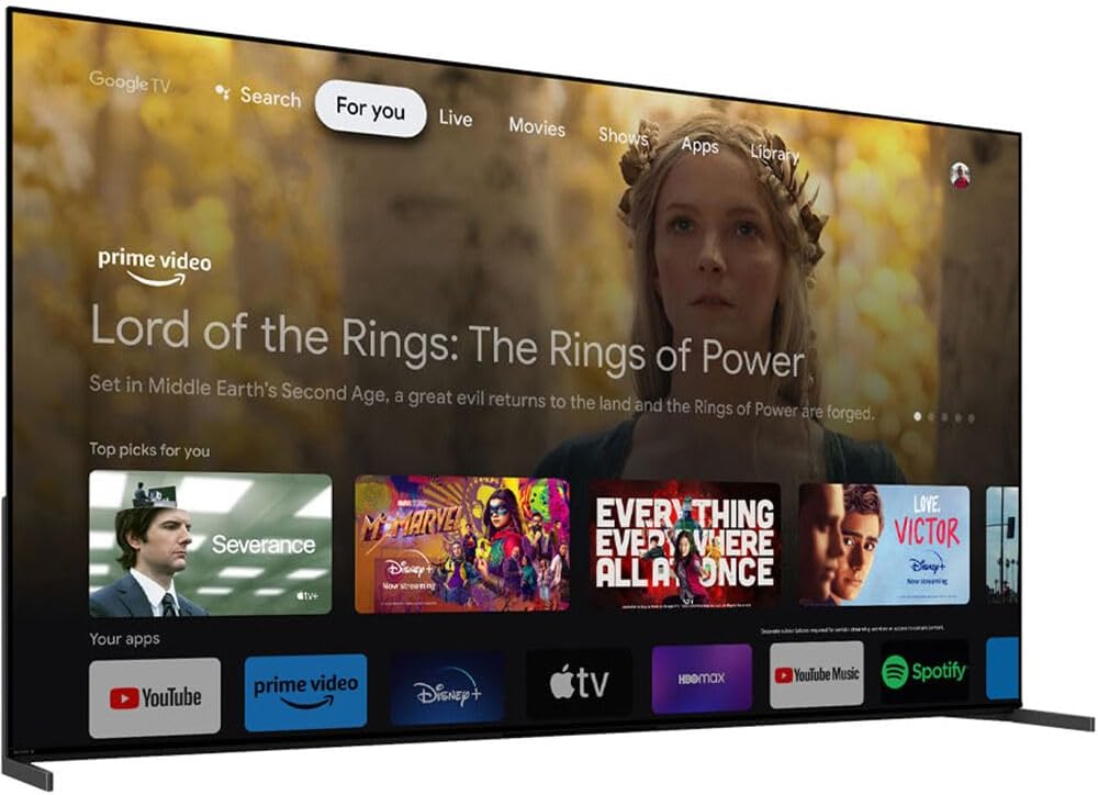 Sony BRAVIA XR A95L 77 inch QD-OLED 4K HDR Smart TV (2023) Bundle with Deco Gear 4K HDMI 2.0 Cable w/Copper Conductors x2 + Premiere Streaming & CPS Exclusive 26 Month Protection (BEACH-CPS-265000)