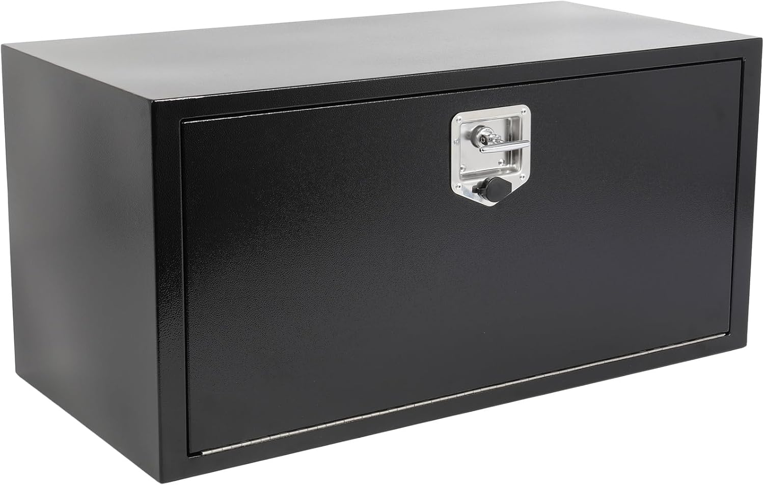 SCITOO 36' Iron Truck Bed Tool Box,Heavy Duty Crossover Storage for Most Full Size Pickups,Lockable Weatherproof Chest,Fits 36'WX18'DX18'H Truck Beds,Easy Access to Load and Unload