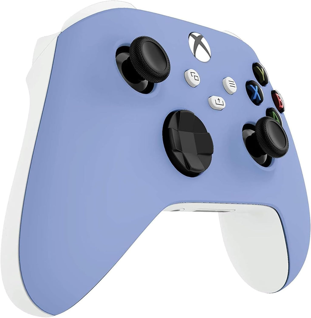 Custom Controllerzz Wireless Controller for Microsoft Xbox Series X/S & Xbox One - Soft Touch Feel - Custom Xbox Series X/S Controller (X/S Light Violet)