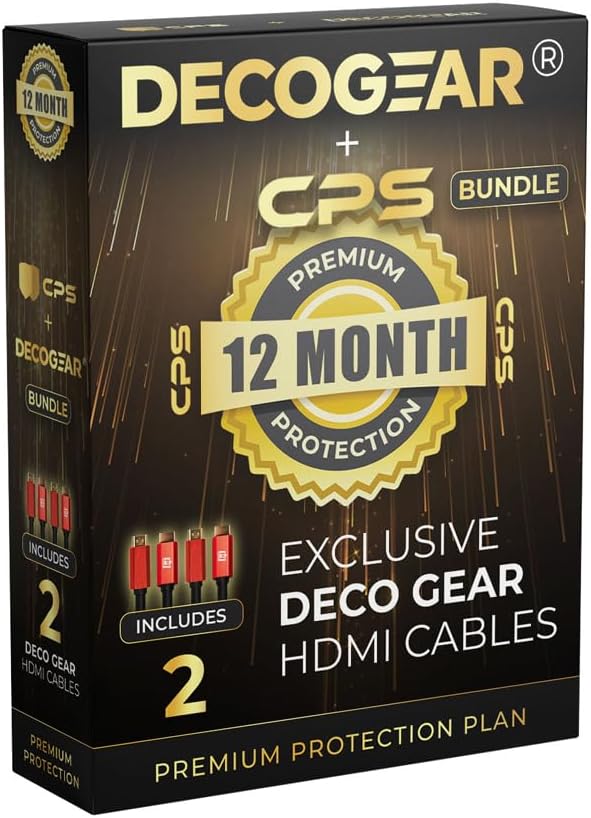Samsung 75 inch Neo QLED 8K QN990F Vision AI Smart TV (2025) Bundle with CPS Exclusive 1-Year Protection, 2X 6Ft 4K HDMI Cable & Deco Gear Complete Home Theater Beginner's Guidebook