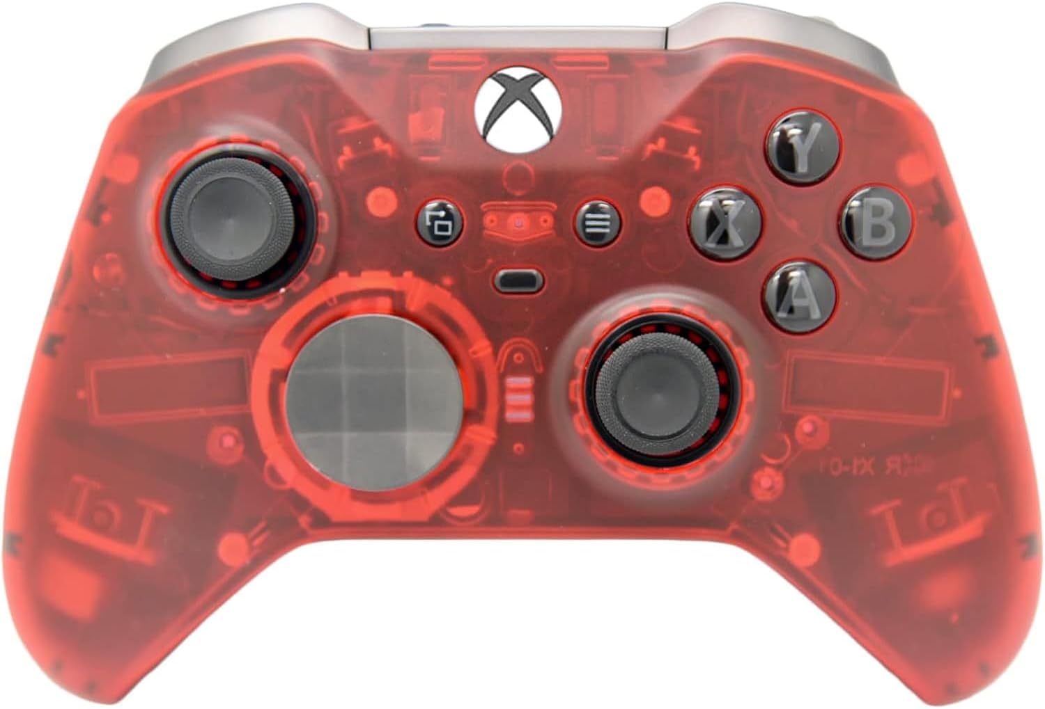 Elite 2 Custom Controller for PC, Windows 10+ Series X/S & One (Clear Red)