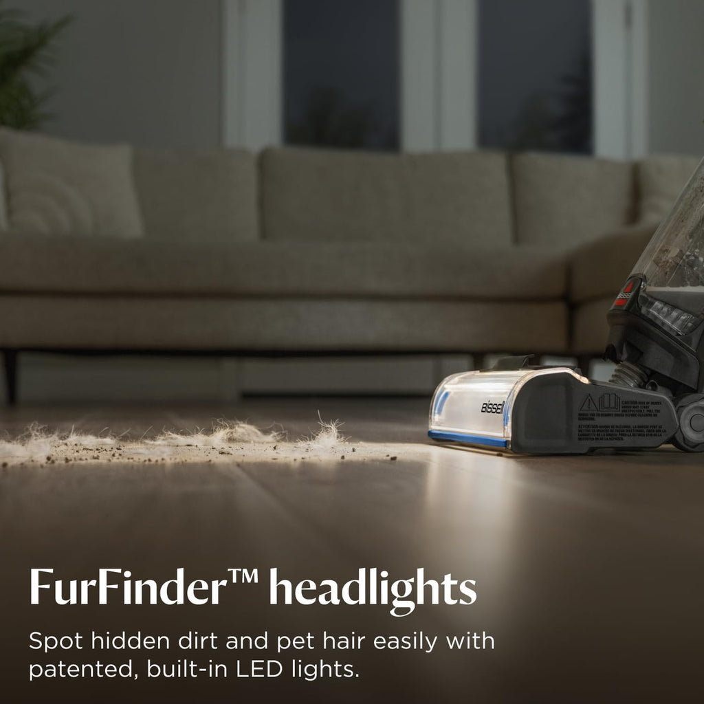 Bissell CrossWave OmniFind Cordless Wet Dry Vacuum Mop with FurFinder Headlights, All-in-One Floor Cleaner with Powerful Suction for Hard Floors and Rugs, 3967F