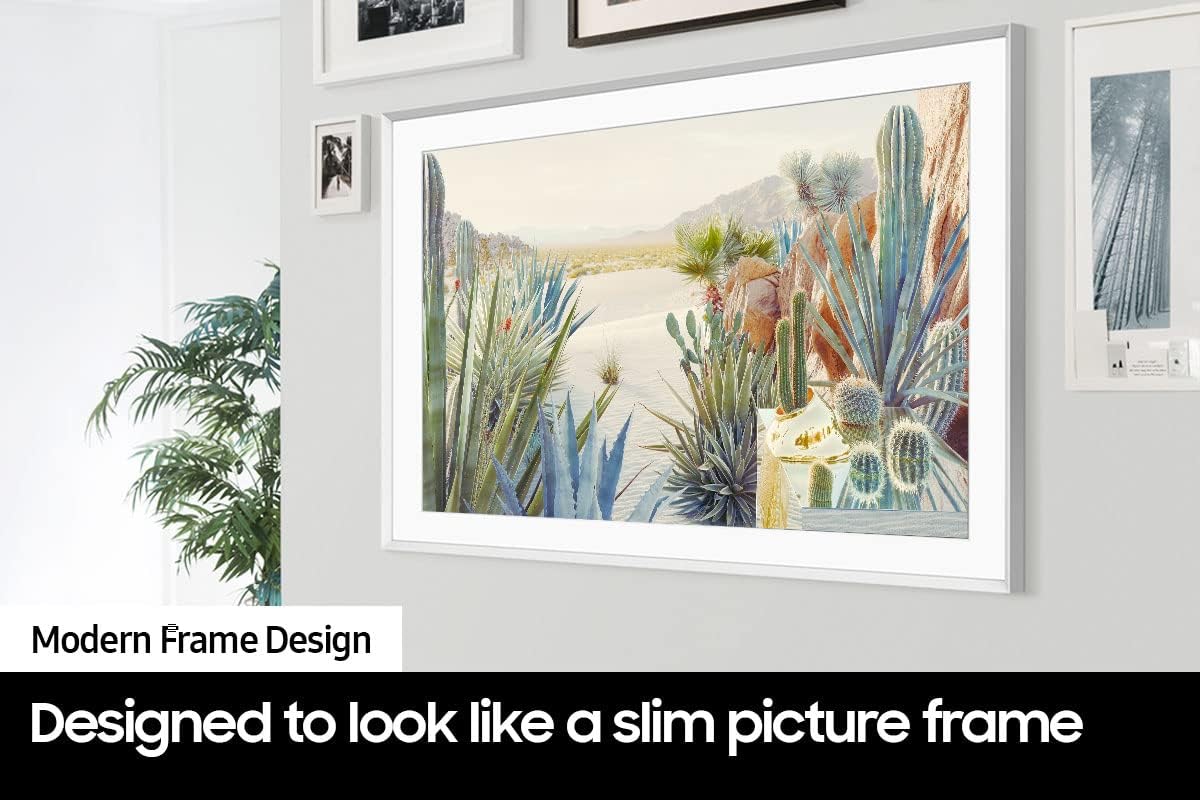 SAMSUNG QN55LS03BAFXZA 55' The Frame 4K UltraHD Smart QLED TV with an Additional 1 Year Coverage by Epic Protect (2022)