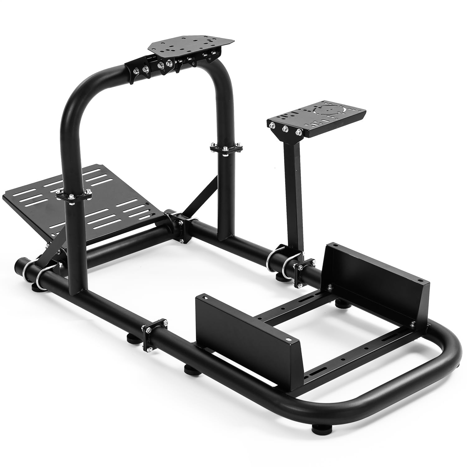 Anman Adjustable Racing Gaming Simulator Cockpit PRO, Driving Simulator Stand Fits for Logitech Thrustmaster Fanatec G25 G27 G29 G923 G920, T300RS TX PC PS4 Xbox,NOT Include Wheel Shifter Pedals Seat