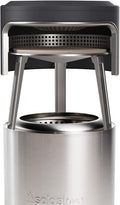 Solo Stove Ranger Pi Fire | Pizza Oven Accessory for Ranger Fire Pit, Incl. Carry Case & Cordierite Pizza Stone, Wood Burning Assembly, Stainless Steel, (H x Dia): 15.7 x 15 in, 13.4 lbs