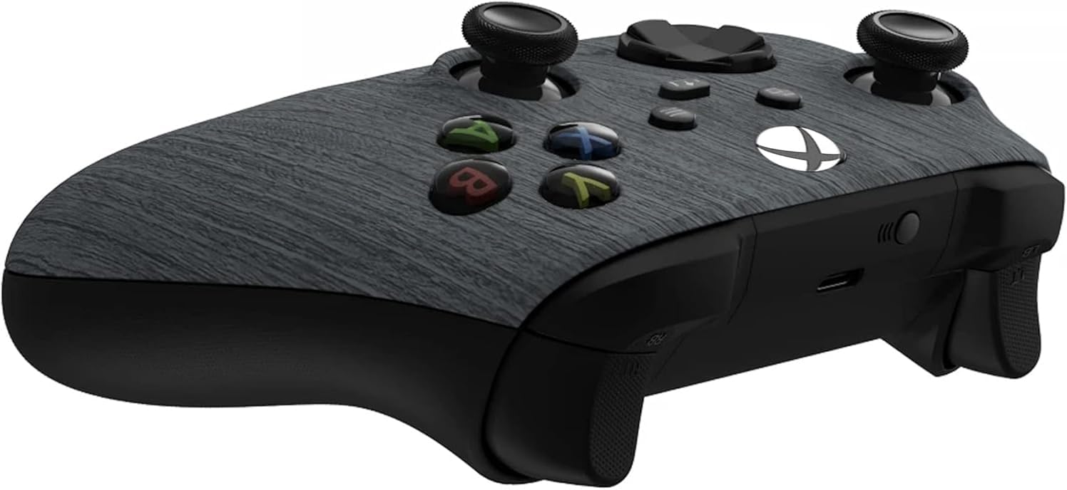 Custom Controllerzz Wireless Controller for Microsoft Xbox Series X/S & Xbox One - Custom Soft Touch Feel - Custom Xbox Series X/S Controller (X/S Steel)