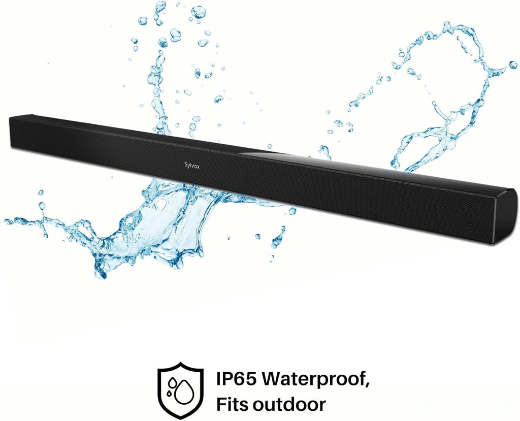 SYLVOX Outdoor TV, 75-Inch Waterproof Smart TV, 2000 nits Full Sun TV, 4K, Dolby Atmos, Waterproof Soundbar, & Adjustable Wall Mount