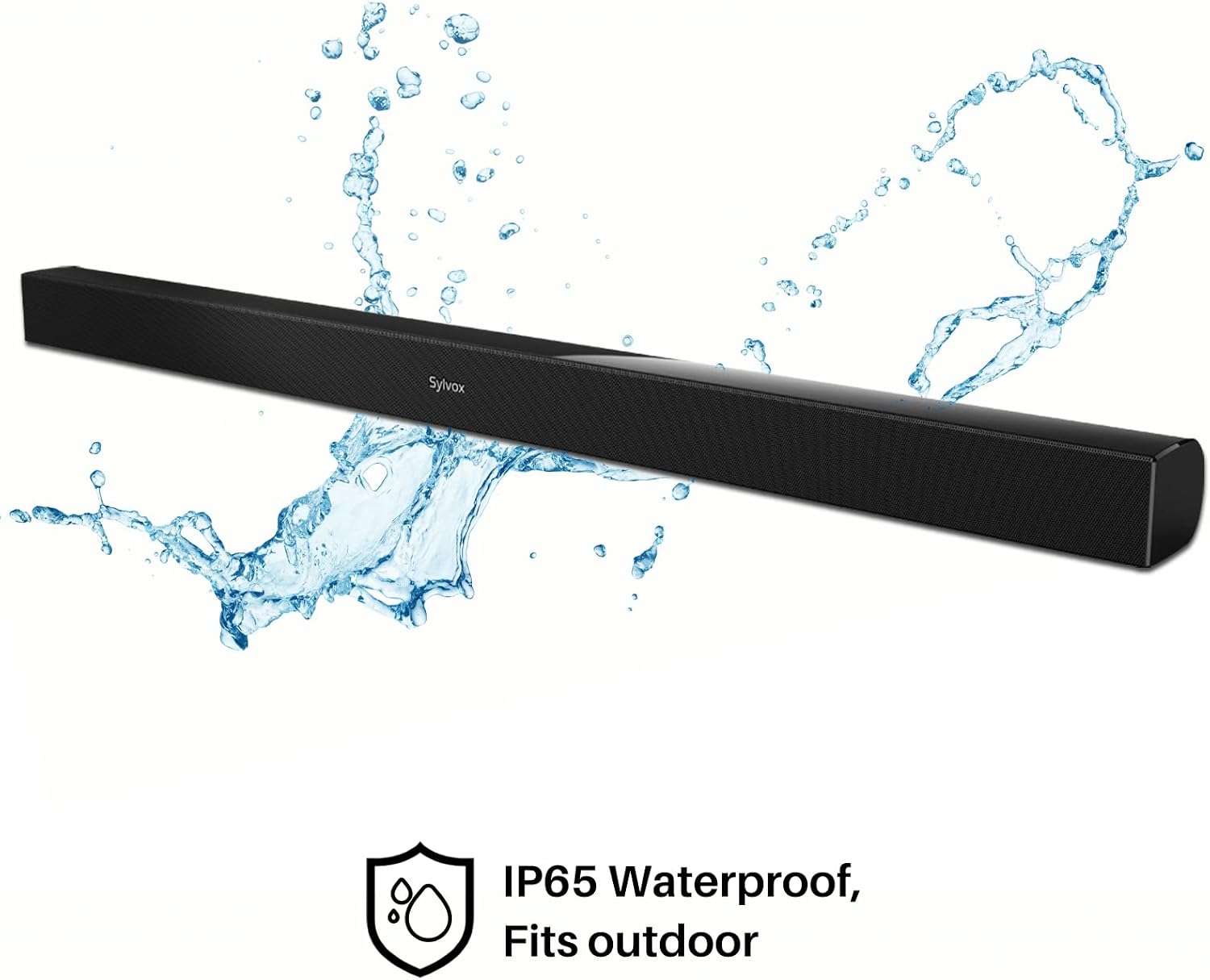 SYLVOX Outdoor TV, 75-Inch Waterproof Smart TV, 2000 nits Full Sun TV, 4K, Dolby Atmos, Waterproof Soundbar, & Adjustable Wall Mount