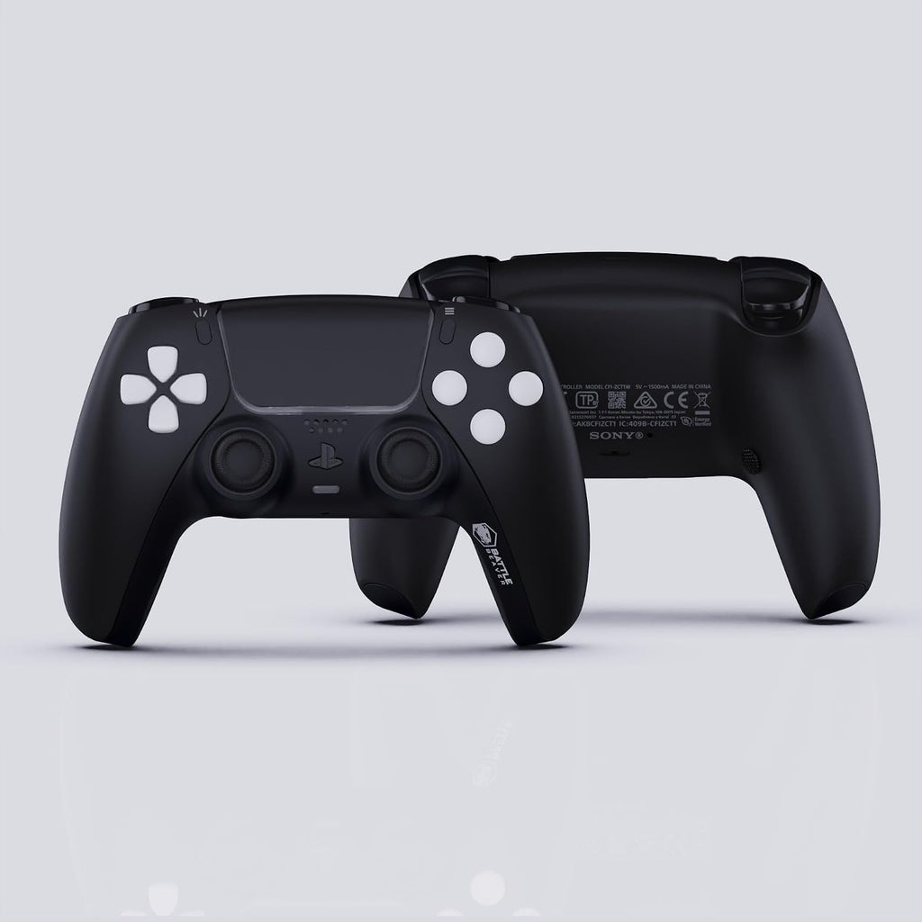 Battle Beaver SmartPad FPS Controller for PS5, Midnight Black/White