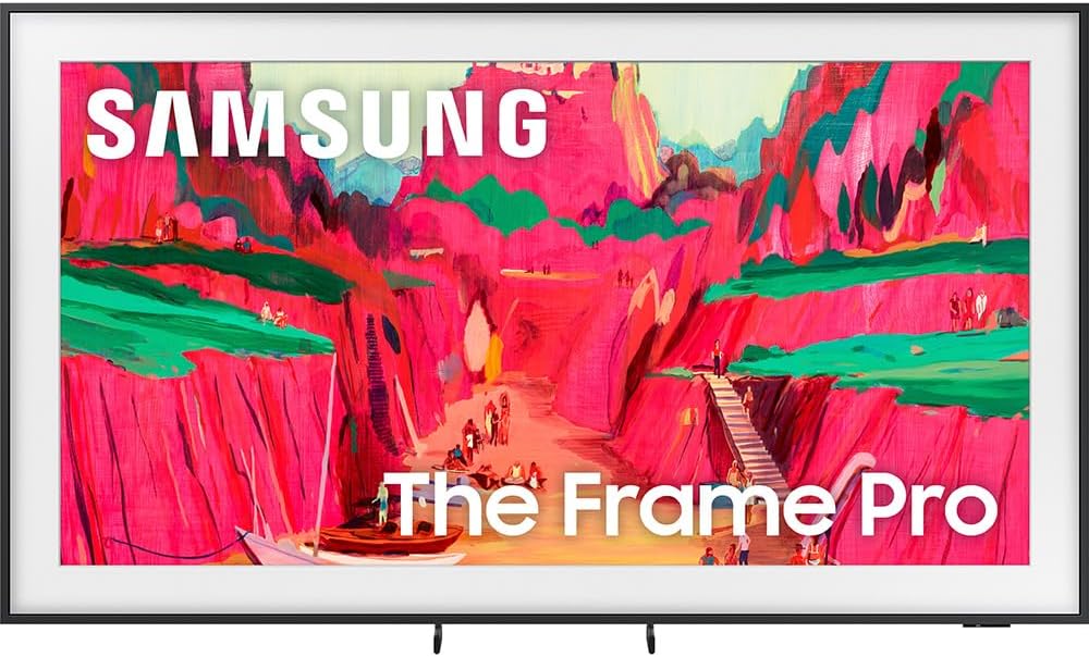 Samsung QN75LS03FWFXZA 75 inch The Frame Pro LS03FW Neo QLED Mini LED Smart TV 2025 (Renewed) Bundle with Deco Gear 6FT HDMI 2.0 Cable and CPS Exclusive 26 Month Protection Pack (BEACH-CPS-26M3500)