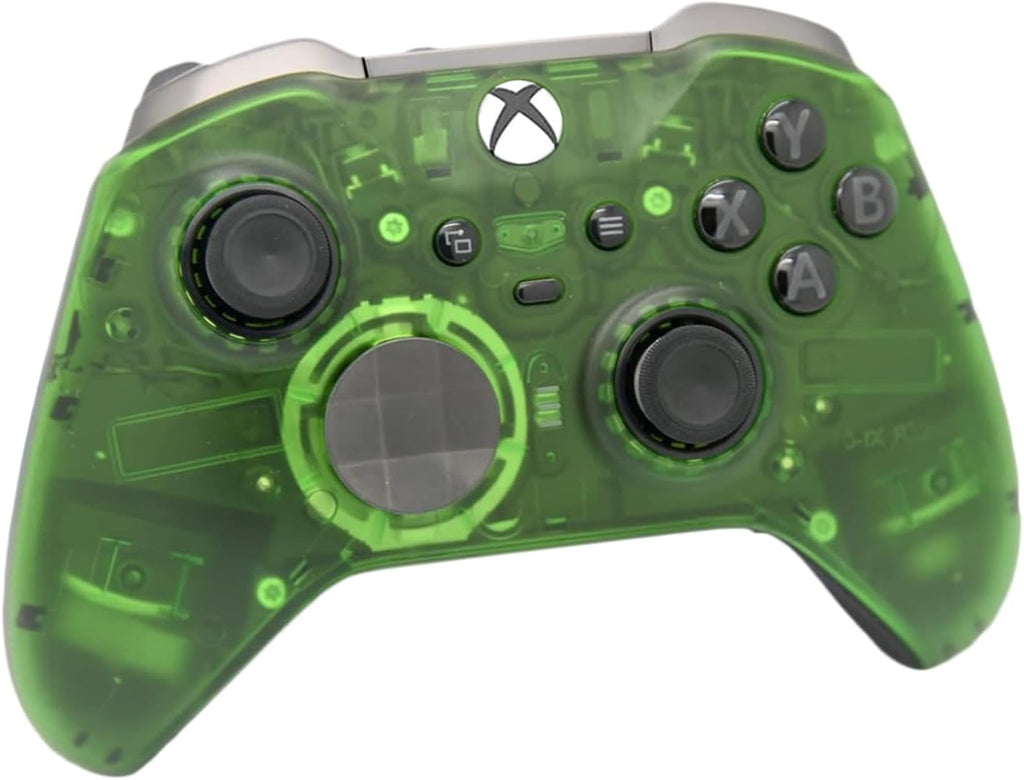 Elite 2 Custom Controller for PC, Windows 10+ Series X/S & One (Clear Green)