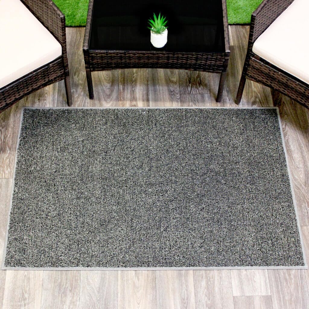 KOECKRITZ Outdoor Taupe Turf Rug – Weather-Resistant Artificial Grass Carpet for Patio, Deck, Porch, Gazebo, Boat & Pool – Lightweight, Fade-Resistant - 12' x 20'