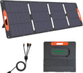 200W Portable Solar Panel for Power Station,25V Foldable Solar Panel Charger with Kickstand,Dual USB & Type-C Output,>23% High Efficiency IP65 Waterproof for Camping,Hiking,RV Trips
