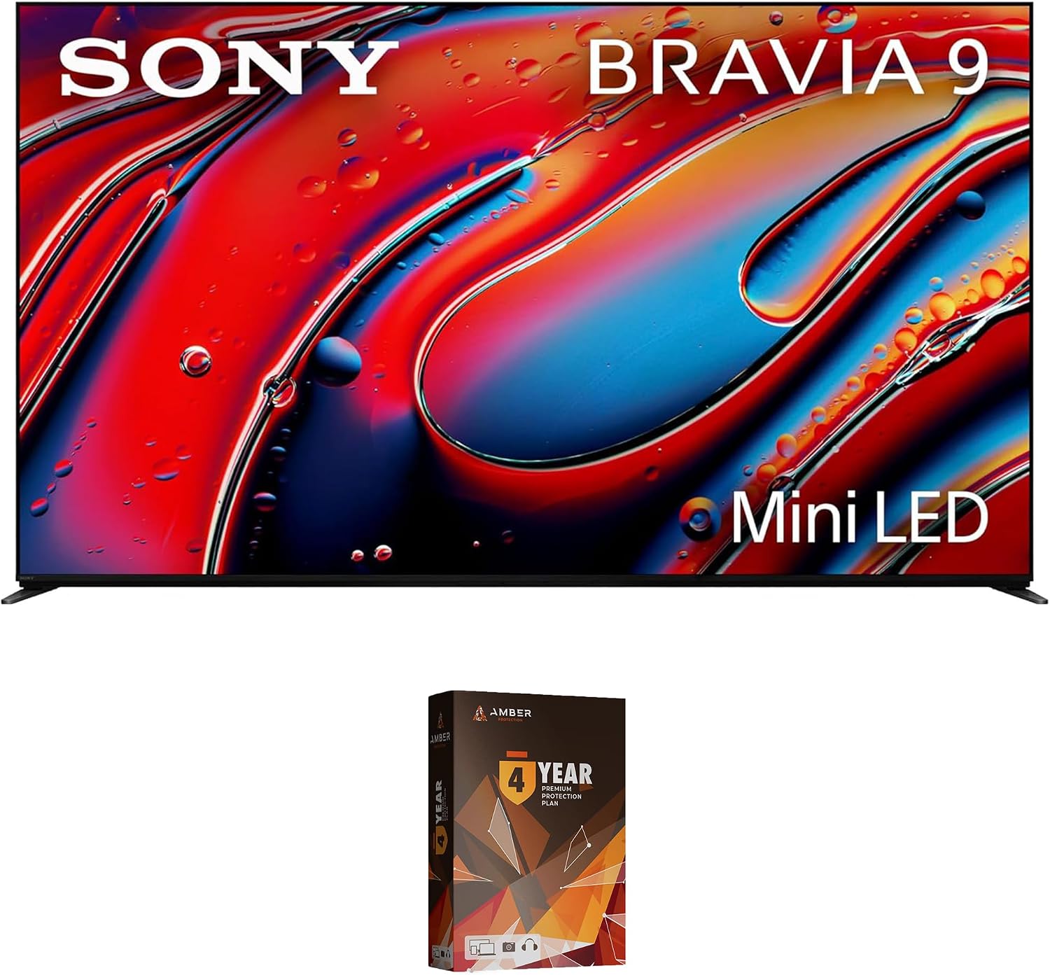 Sony K75XR90 75 Inch XR90 Series Bravia Mini LED HDR QLED 4K Google TV with 4 Year Amber Protection Plan (2024)