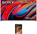 Sony K65XR90 65 Inch XR90 Series Bravia Mini LED HDR QLED 4K Google TV with 4 Year Amber Protection Plan (2024)