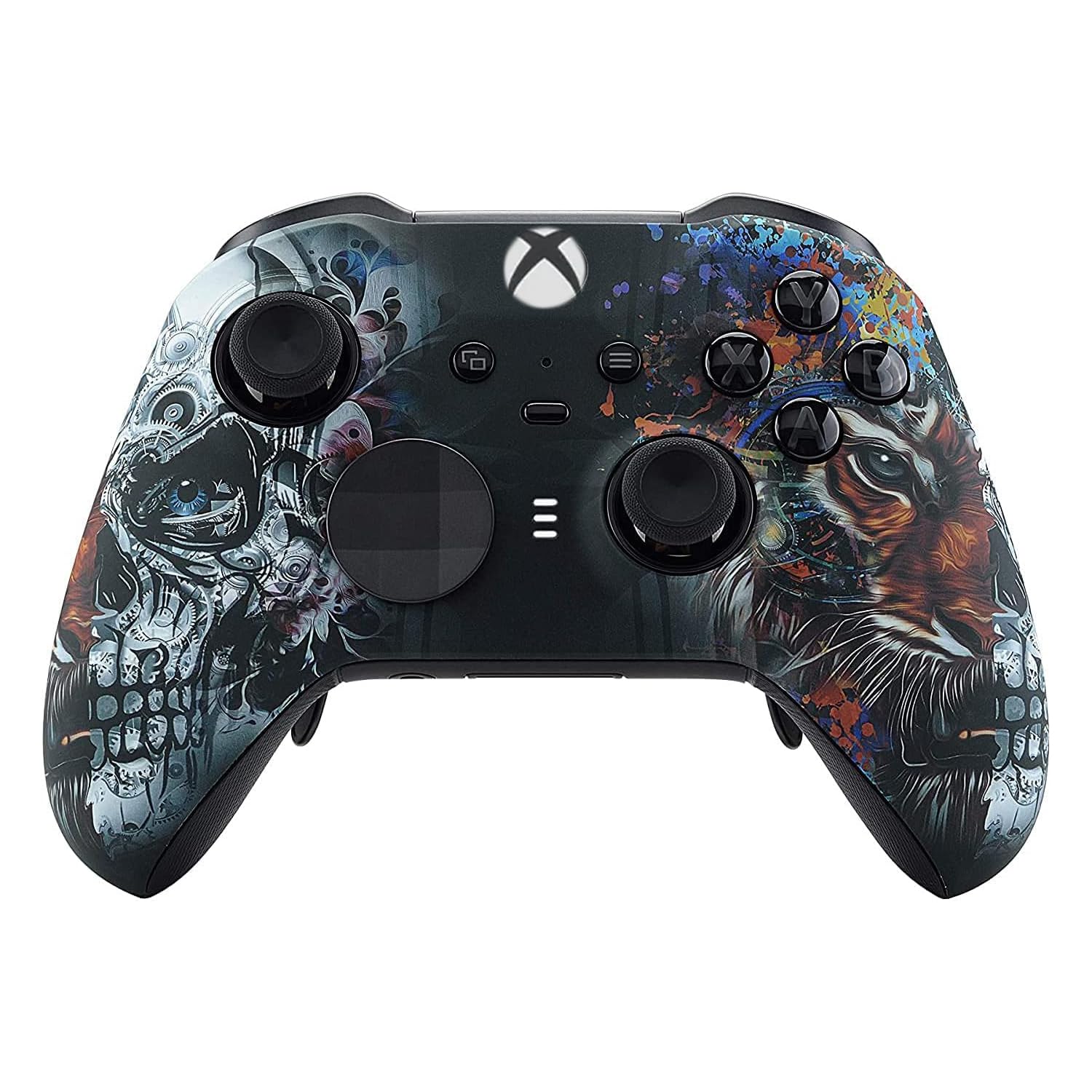 Custom Controllerzz Elite Series 2 Controller Compatible With Xbox One, Xbox Series S and Xbox Series X (Tiger Skull)