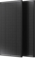 18BB 200W Solar Panel, 2Pcs N-Type 12V/24V 100 Watt Solar Panels, 25% High Efficiency Monocrystalline Solar Module, for RV, Boat, Marine, Trailer, Farm, Rooftop and Home Off-Grid System