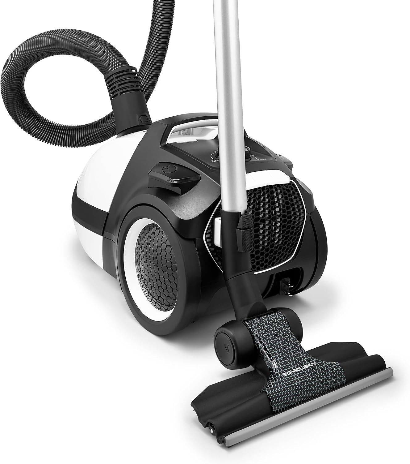 Soniclean WhisperJet C2 Canister Vacuum Cleaner - Ultra-Quiet Operation - U15 ULPA Filtration - Designed in Germany