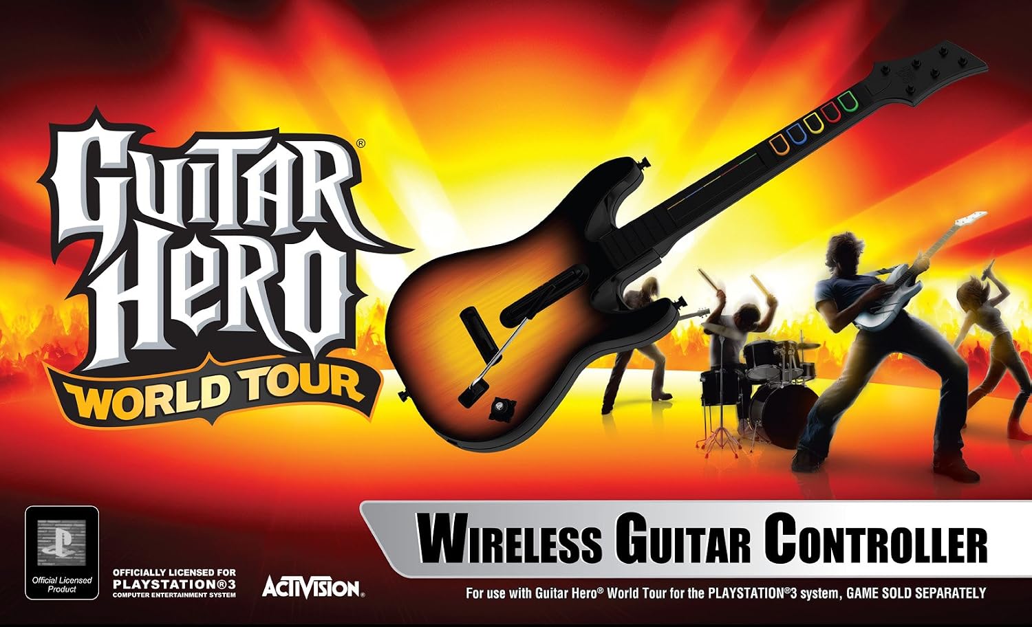 Guitar Hero World Tour - Stand Alone Guitar - Playstation 3