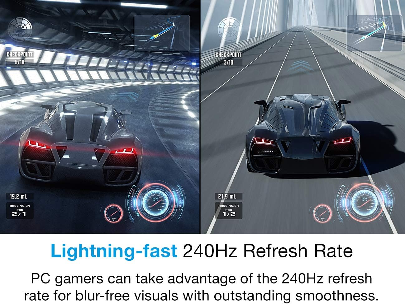 Optoma UHD35 True 4K UHD Gaming Projector 3,600 Lumens 4.2ms Response Time at 1080p with Enhanced Gaming Mode 240Hz Refresh Rate HDR10 & HLG