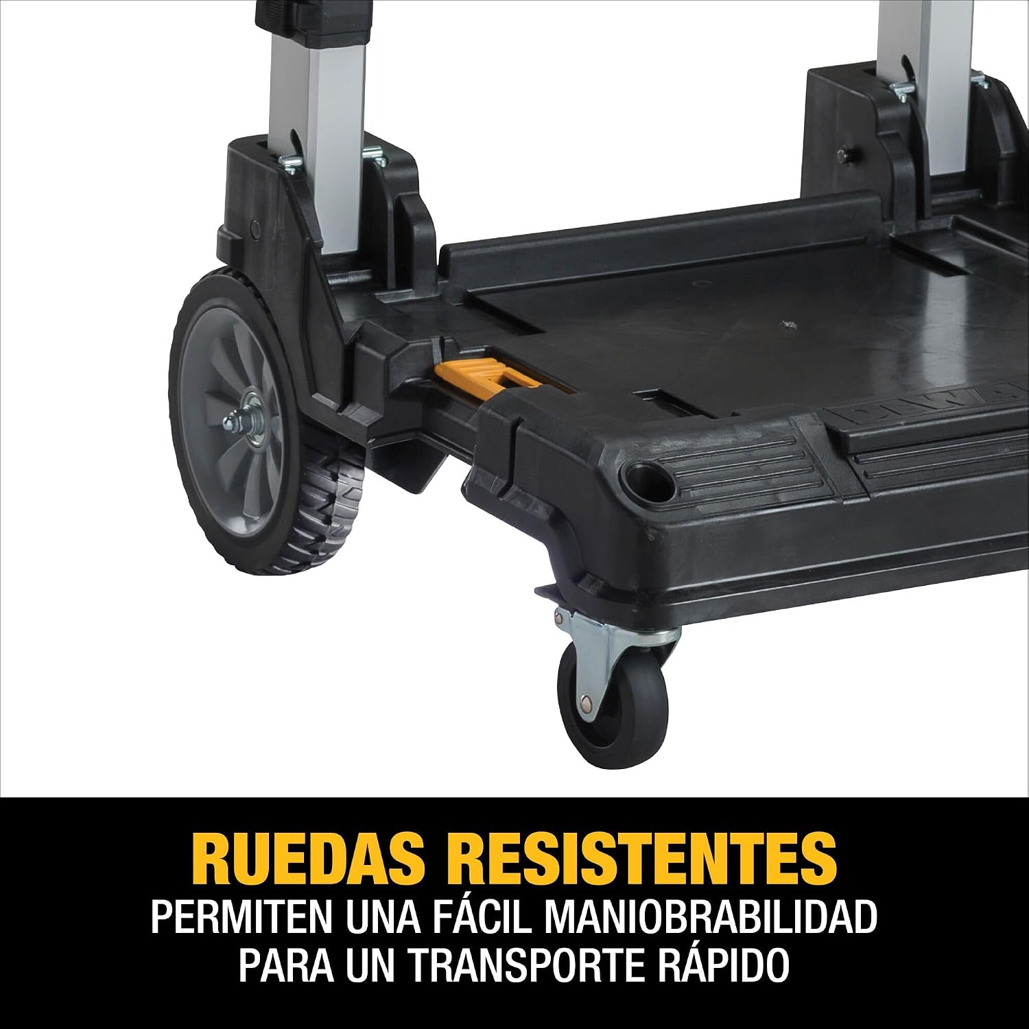 DEWALT TSTAK Trolley Cart with Handle, Swivel 360°, Capacity of Up to 200 lbs (DWST17888)