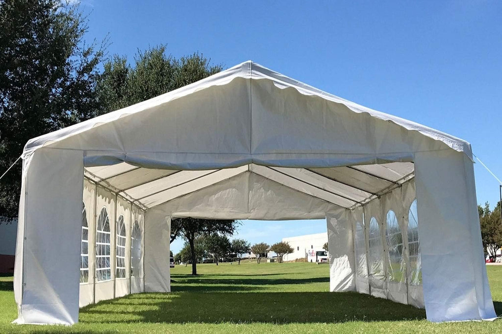 Delta 32'x16' Budget PE Tent Tents for Parties + 2 Long Bags + 1 Short Bag, Outdoor Large Commercial Canopy,carpas para Fiestas,Wedding Event Tent for Patio Outdoor Garden Events