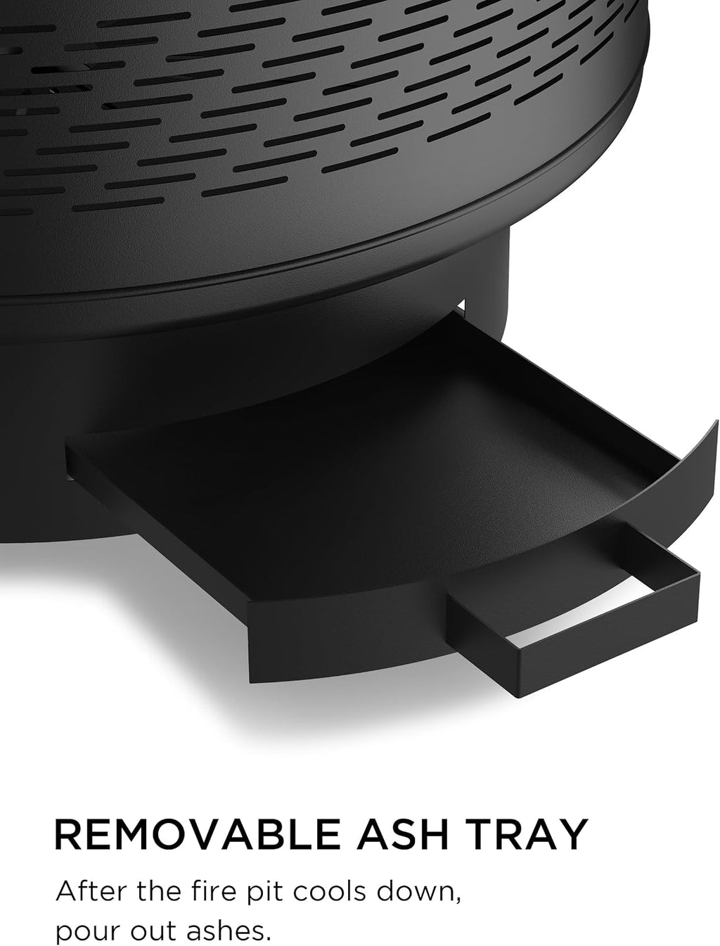 32' Fire Pits with Cooking Grill, Fire Pit Table with Lid & Fire Poker, Round Wood Burning Firepit for Outside, Multifunctional Outdoor Fire pits for BBQ, Table, Picnic, Camping, Bonfire Party