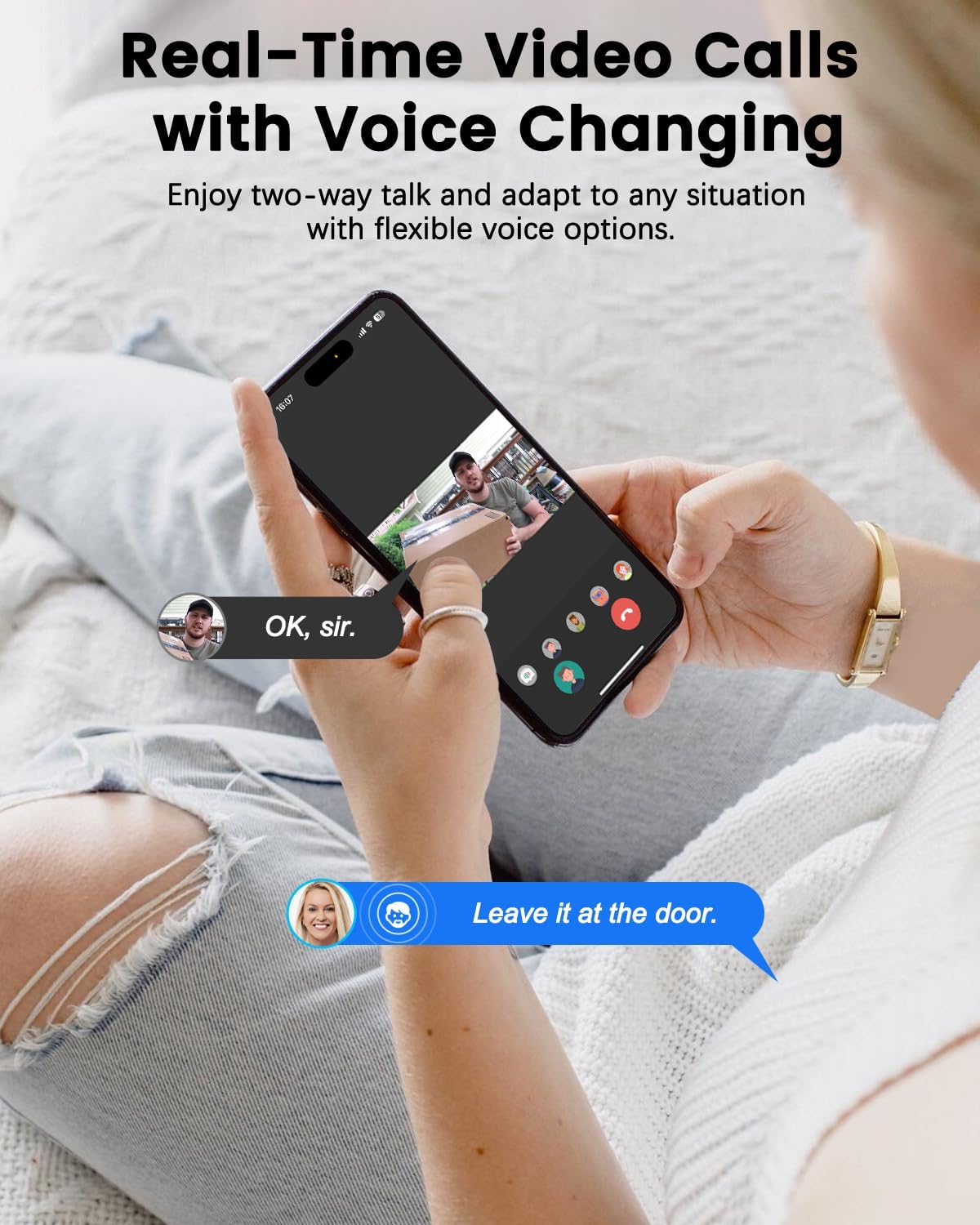 2K Video Peephole Doorbell Camera with 32GB Memory Card, Door Viewer with 4.3' Color Monitor, 8000mAh Battery, 170° Wide View, Motion Detection Alerts, Night Vision