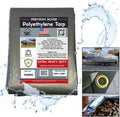 Silver Extra Heavy Duty 16 Mil Poly Tarp Canopy/Cover/Industrial/Agricultural 20x50