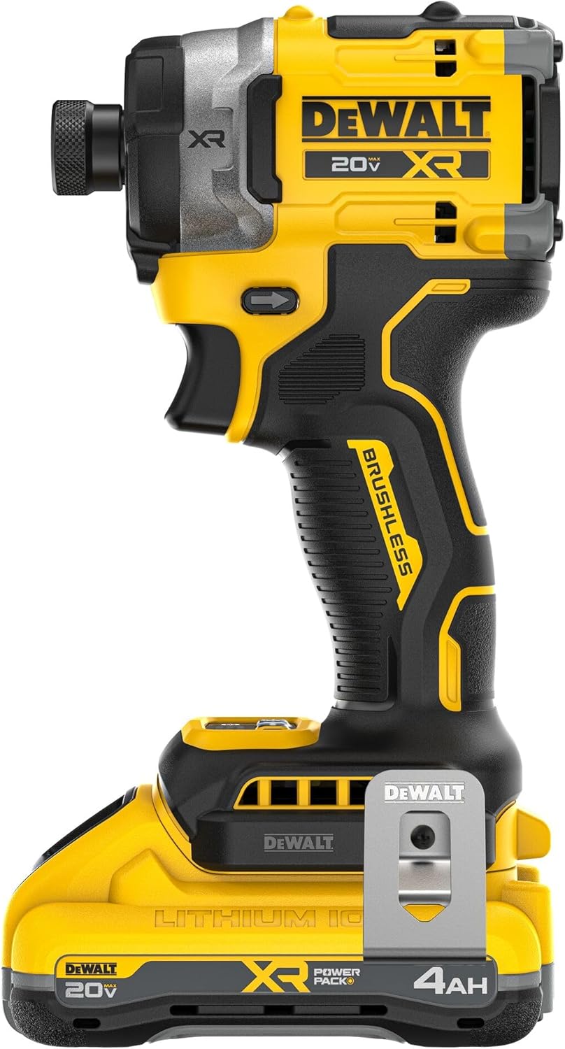 20V MAX XR Brushless Cordless 3-Speed High Torque 1/4 in. Impact Driver Kit with XR POWERPACK and Charger (DCF860QQ1)