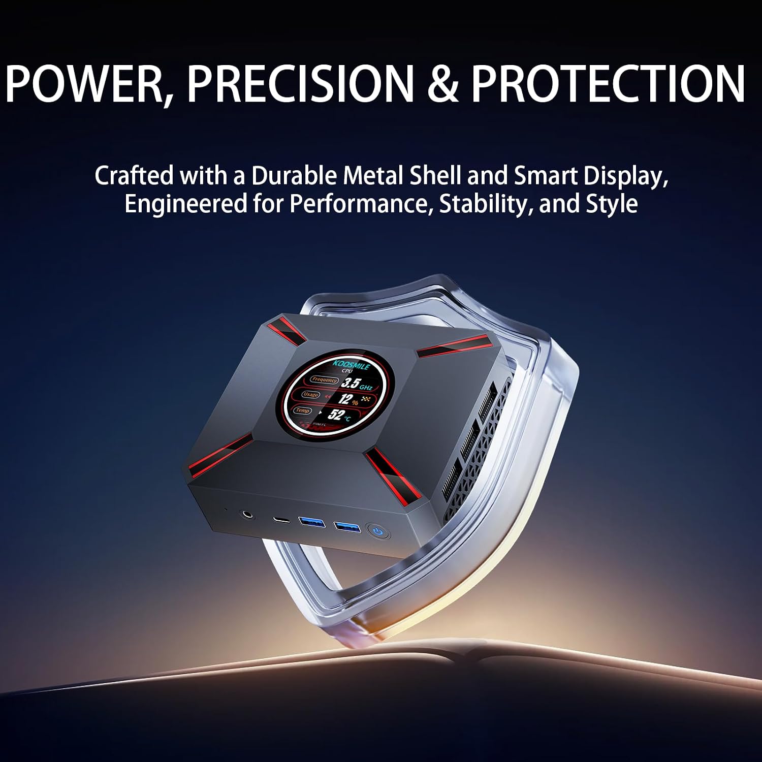 Mini PC Win 11 Pro, Mini Computers Core i9-12900HK (14C/20T, up to 5.0GHz) 32GB DDR4,DP/HDMI 8K/4K,2TB PCIe 3.0 SSD, WiFi 6, BT 5.2 Desktop Computers for Office & Business(32GB+2TB)