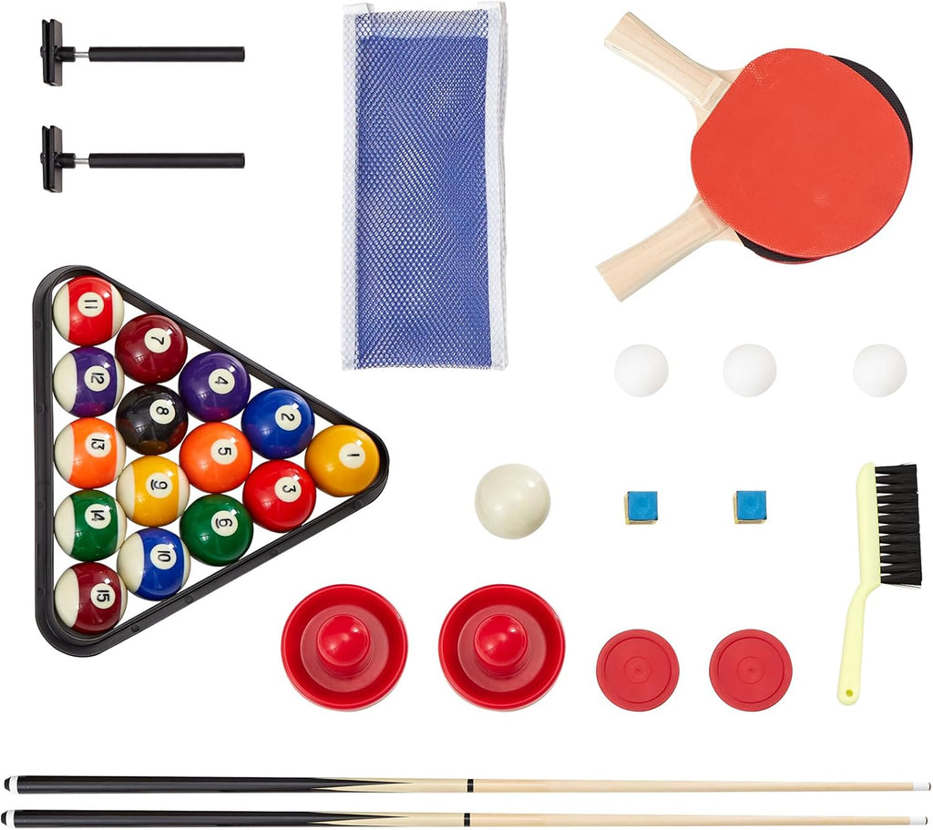 VEVOR 72' & 89' Air Hockey Tables w/LED Scoreboard, 88' 3-in-1 Multi-Game Table (Hockey/Billiards/Ping Pong) - Includes Pucks, Pushers & All Accessories for Game Room & Family | for Adult, Children, Elder