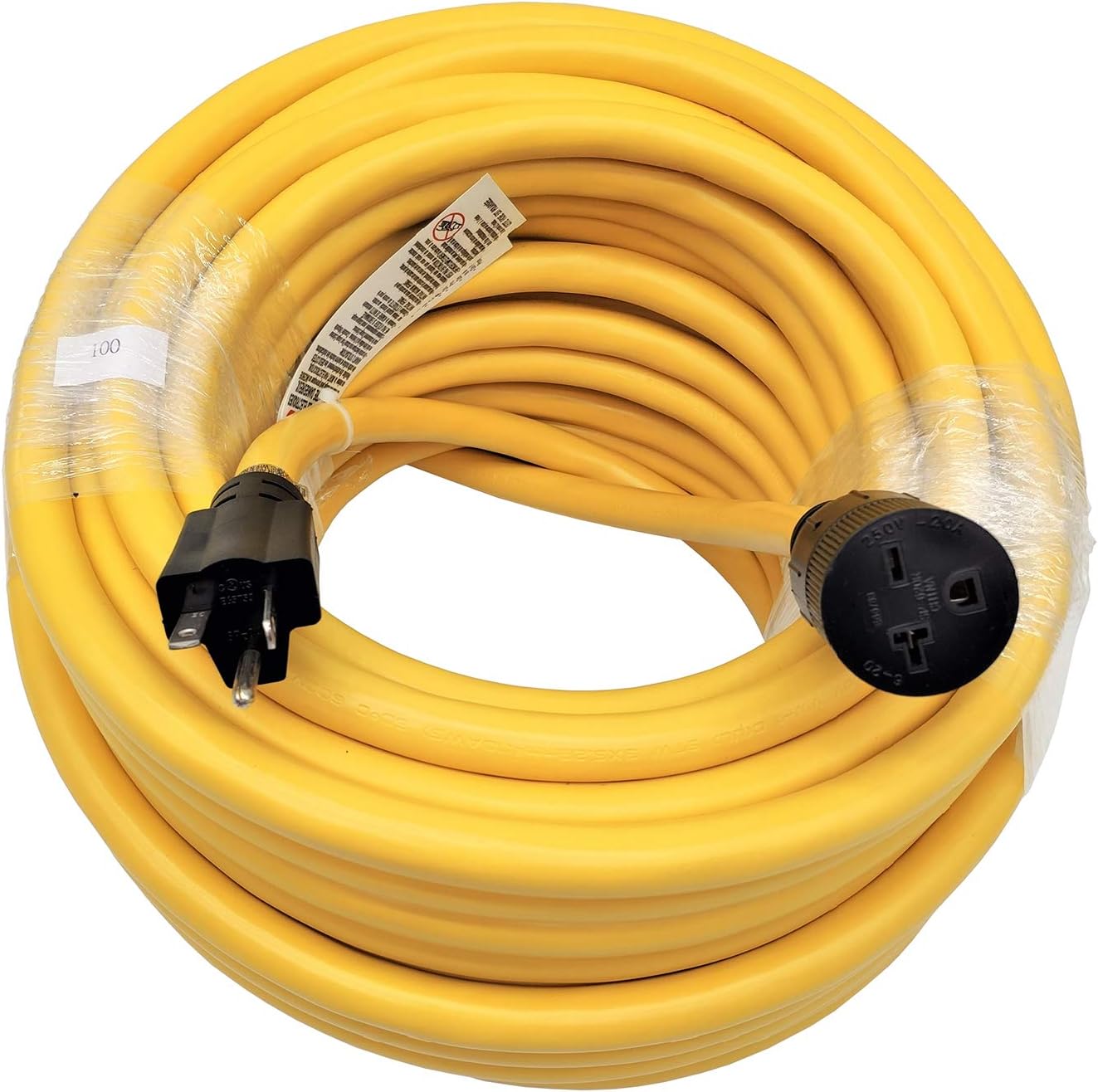 Parkworld NEMA 6-20 Extension Cord 6-20P to 6-20R (T Blade Female Also for 6-15R Adapter) 250V, 20A, 5000W UL Listed (100FT)