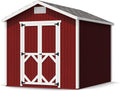 Little Cottage Co. 8x10 Classic Gable Shed with Floor, Outdoor Wood Storage Do-It-Yourself Precut Kit