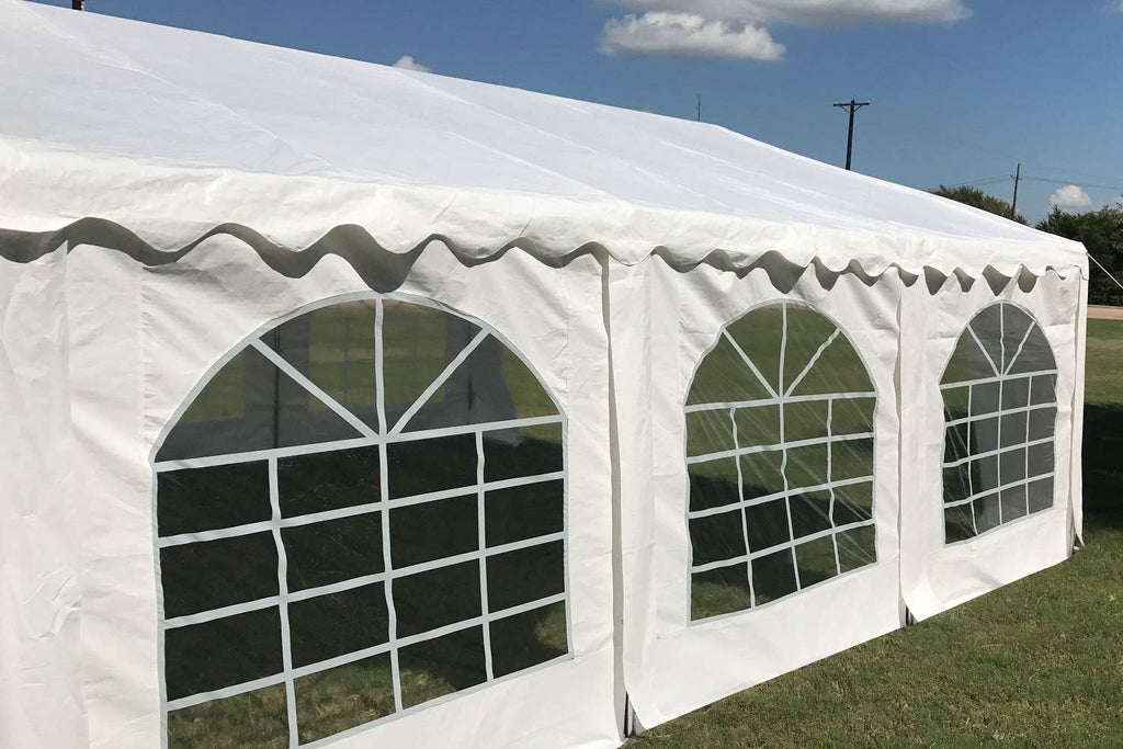 DELTA 26'x16' Budget PE Party Tent + (2) Long Bags + (1) Short Bag, Tents for Parties, Canopy Carpas para Fiestas,Wedding Event Tents for Outdoor Events (B Model)
