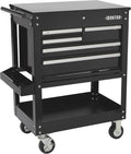 Ironton 30in. 5-Drawer Mechanic's Tool Cart - 33-7/8in.L x 17-5/8in.W x 39-1/8in.H, 700-Lb. Capacity