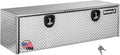 Buyers Products 1705140 Diamond Tread Aluminum Underbody Truck Tool Box, 24 x 24 x 48, Made in USA, .100 in. Thick, Corrosion Resistant, Locking Compression Latch, Secure Storage for Work Trucks