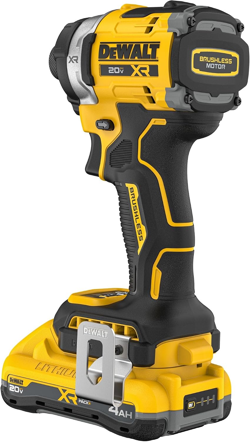 20V MAX XR Brushless Cordless 3-Speed High Torque 1/4 in. Impact Driver Kit with XR POWERPACK and Charger (DCF860QQ1)