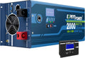 ExpertPower 2000W Pure Sine Wave Inverter Charger | Peak 6000W | DC 12V - AC 110V | LifePO4/ Lithium Battery Compatible | Auto Transfer Switch | External Display