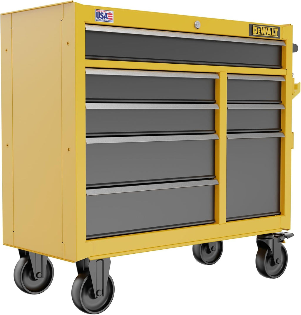 DEWALT Tool Chest with 9 Drawers, 41 Inch, 100lb Drawer Capacity, DEWALT Workshop Storage System Compatible (DWST41092)