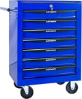 Rolling Tool Box with Wheels, Mechanics Tool Chest with 7 Drawers, Tool Box Organizer with 7 Tool Storage Boxes, Lockable Tool Storage Cabinet for Home Garage Workshop Warehouse Repair Shop, Blue