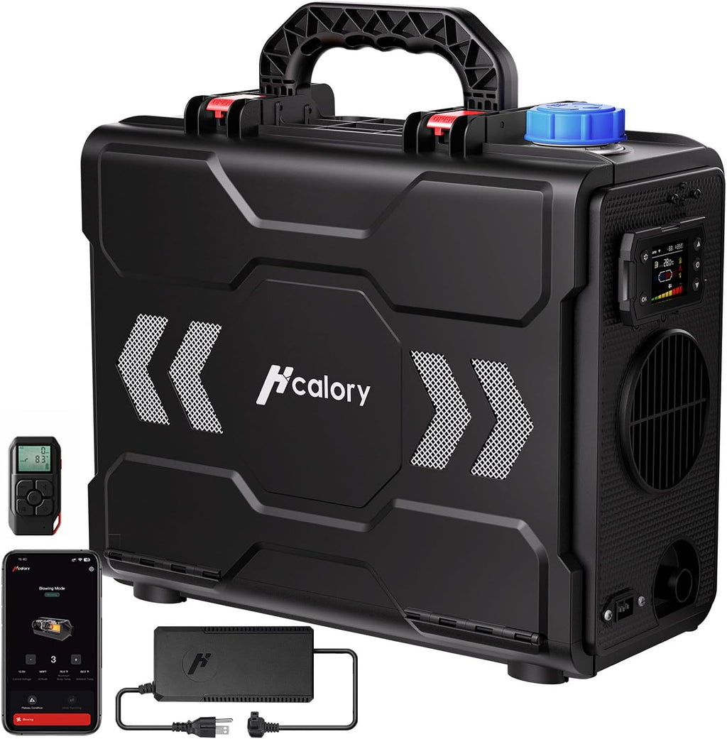 8KW Diesel Heater, 6L Portable Diesel Air Heater All in One 110V/12/24V with App Control, Wireless Temperature Sensing and Altitude Mode for RV Garage Camper 2025 Toolbox 2s Plus