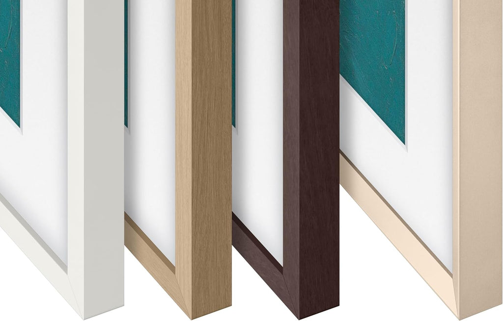 SAMSUNG ( Modern Teak Frame Customizable Bezel, 55 Inch, 2021 Model)