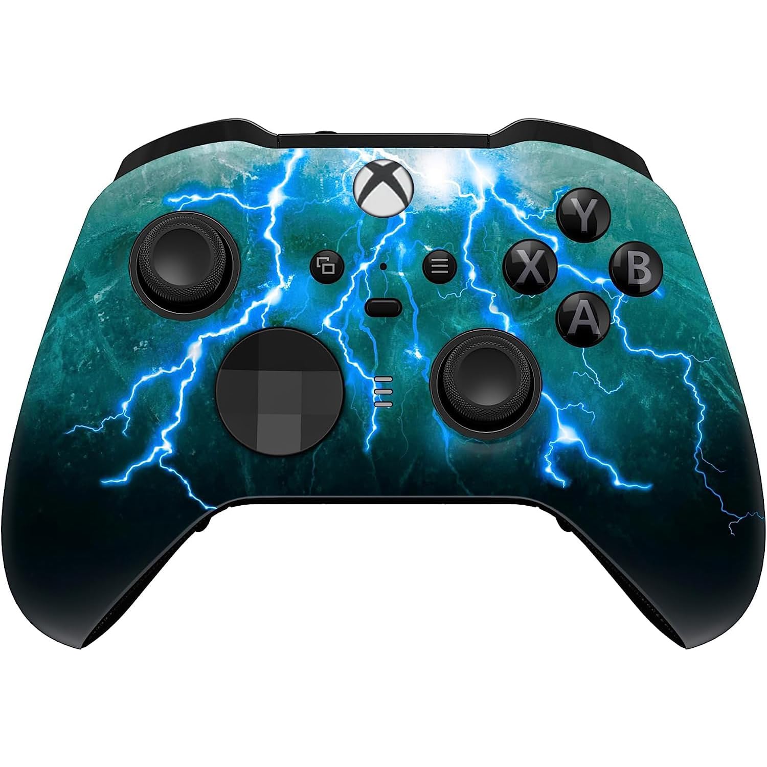 Custom Controllerzz Elite Series 2 Controller Compatible With Xbox One, Xbox Series S, and Xbox Series X (Green Skies)