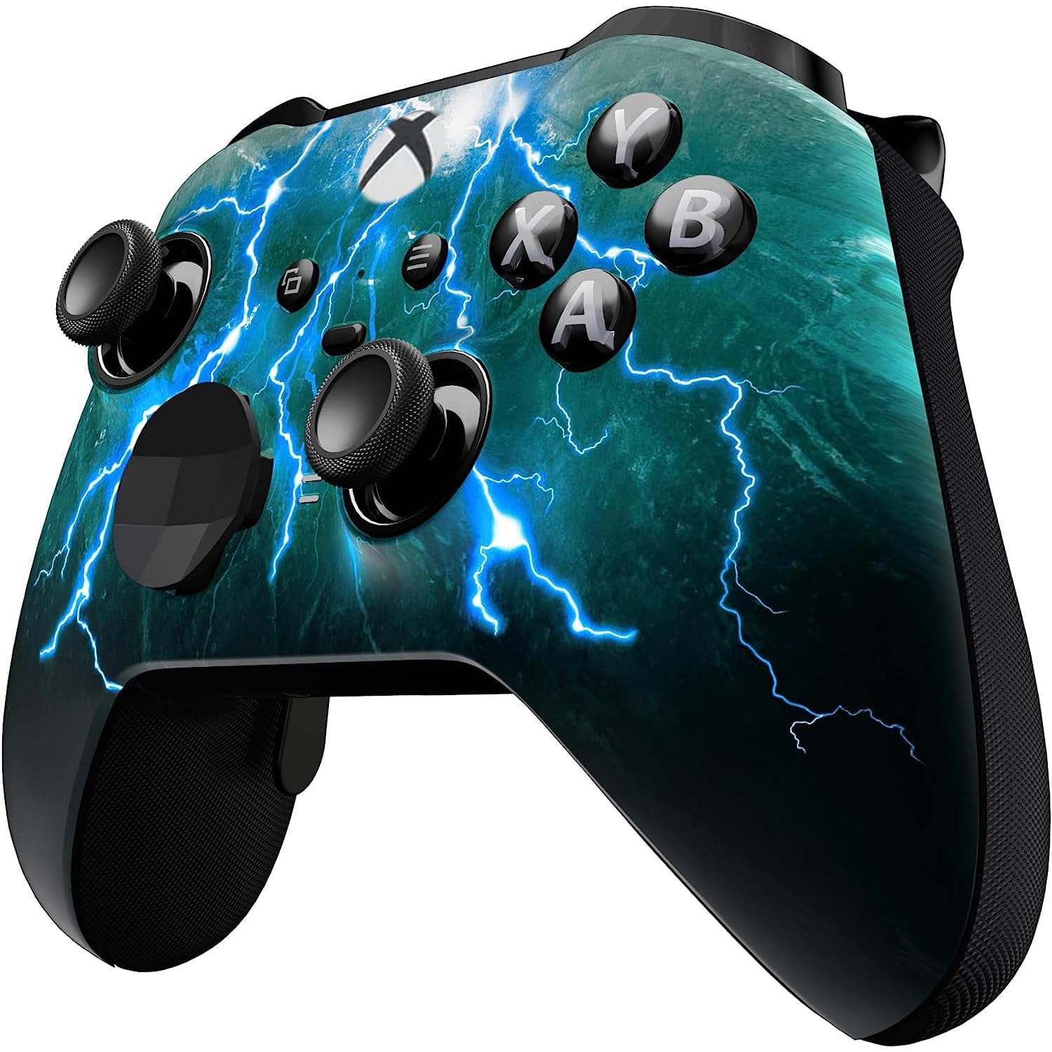 Custom Controllerzz Elite Series 2 Controller Compatible With Xbox One, Xbox Series S, and Xbox Series X (Green Skies)