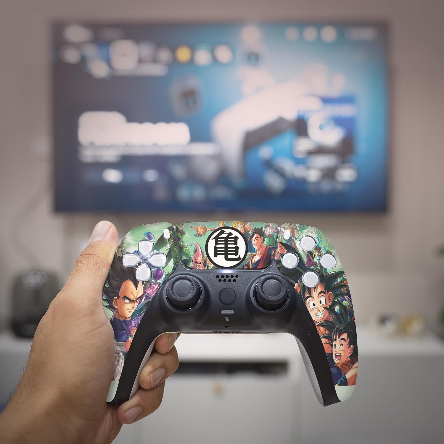 D. B. Z. Fam Custom PS-5 Controller Wireless compatible with Play-Station 5 Console by BCB Controllers | Proudly Customized in USA with Permanent HYDRO-DIP Printing (NOT JUST A SKIN)