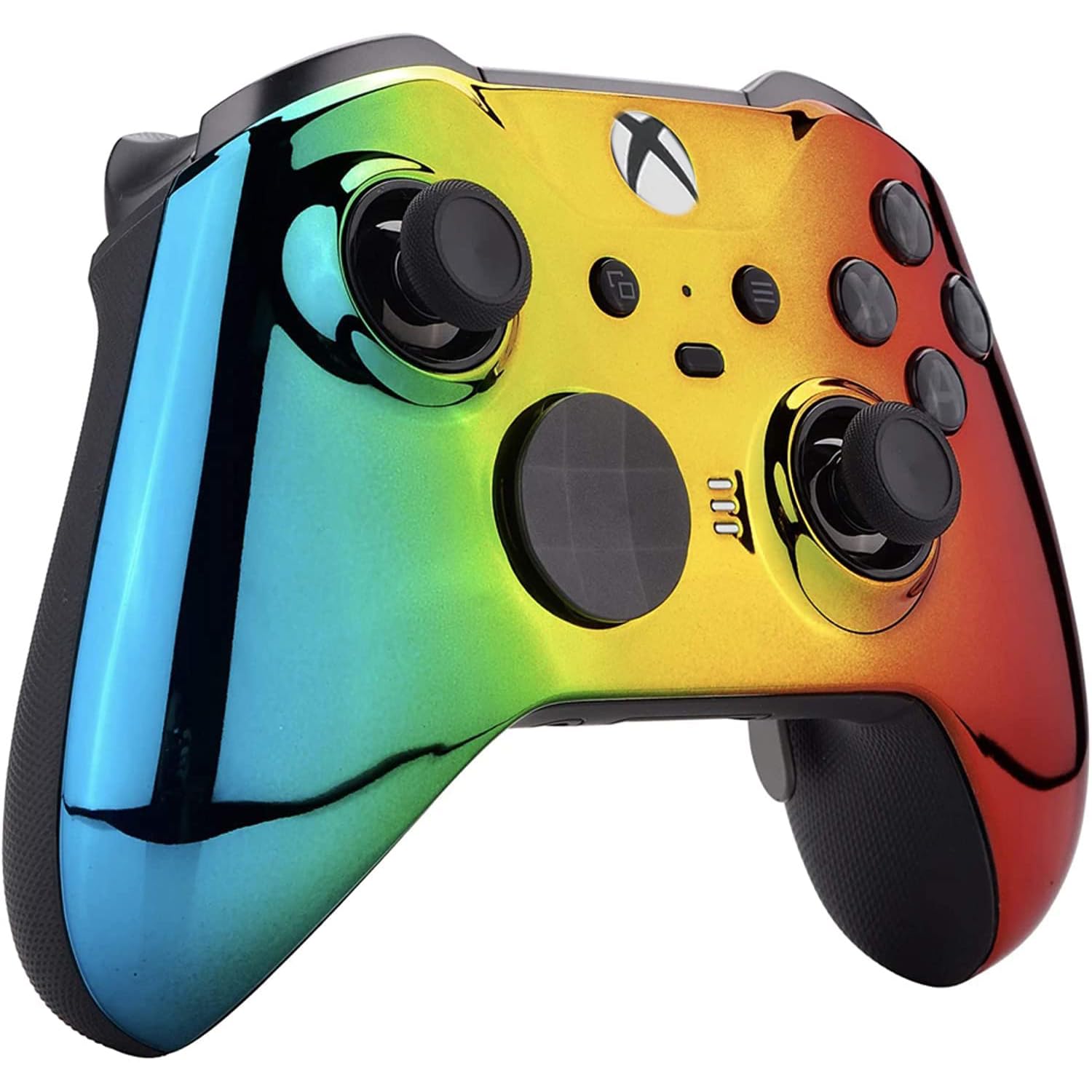Custom Controllerzz Elite Series 2 Controller Compatible With Xbox One, Xbox Series S and Xbox Series X (Rainbow Chrome)